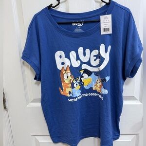 NWT Bluey Crew Neck T-Shirt, Size XL